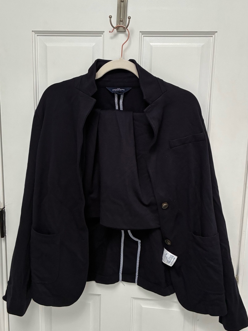 Lands' End Navy Women's Business Casual Blazer and Skirt
